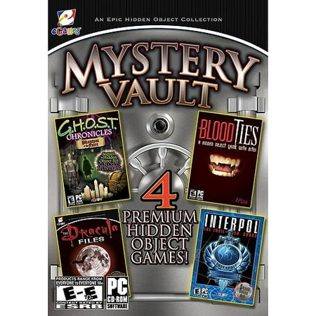 Mystery Vault: The Dracula Files / Blood Ties / Interpol / G.H.O.S.T. Chronicles [CD-ROM] Windows 7 / Windows Vista / Windows XP / Windows Me / Windows