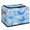 Multicolor 1, variant on CURLYOOT Cat Shape Flower Storage Bin with Zipper Lid, Fabric Storage Basket with Handles, Decorative Foldable Storages Box Clothes Organizer for Closet, Shelf