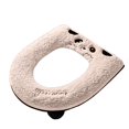 thumbnail image 2 of Toilet Seat Cover with Zipper | Soft Bathroom Toilet Lid Cushion | Washable & Waterproof Toilet Mat for Home | Easy Install Comfort Seat Pad | Polyester Fabric, 2 of 6
