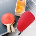 thumbnail image 3 of Table Tennis Racket Case Pong Paddle Case of Fan Shaped Lightweight Training Competition Professional Table Tennis Cover Racket, 3 of 10
