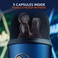 thumbnail image 4 of Blue Yeti USB Microphone for PC, Mac, Gaming, Recording, Streaming, Podcasting, Studio and Computer Condenser Mic, Blue VO!CE Effects, 4 Pickup Patterns, Plug and Play – Blue, 4 of 5