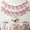 Pink, variant on 1 String Halloween Decorations, Black Bow Garland Banner Decorations, Pre-Strung Satin Ribbon Bows for Birthday, Baby Shower, Bridal Shower, Coquette Girls Room, Bow Themed Party, Wedding