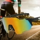 thumbnail image 3 of Gafas de ciclismo con montura blanca, transparentes, de gran tamaño, para exteriores, que cambian de color, para correr, resistentes al viento y a la arena, con protección ultravioleta para miopía, 3 of 5