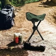 thumbnail image 2 of Exogio Portable Camping Seat Tripod Stool, Army Green, 2 of 3