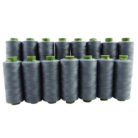 Polyester Embroidery Thread Machine Stitching Set Of 15 Spools Indian Sewing