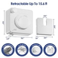 thumbnail image 5 of Retractable Clothesline Indoor, Wall Mounted Clothesline White, 5 of 5