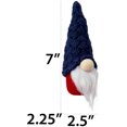 thumbnail image 4 of Holiday Time Polyester Gnome with a Blue Hat Decoration, 7 inch, 4 of 5