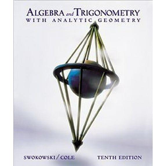 Pre-Owned Algebra and Trigonometry with Analytic Geometry (Hardcover) 9780534377595
