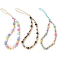 thumbnail image 2 of Beaded Phone Strap Colorful Decorative Phone Charm String Cellphone Wrist Strap, 2 of 10
