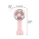 thumbnail image 3 of Mini ventilador de mano 2024 - Ventilador portátil recargable por USB, blanco, 14,5 cm, silencioso y potente con base desmontable para oficina, viajes y dormitorio, 3 of 3