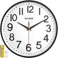 thumbnail image 1 of Reloj de pared GLVSAE de 30 cm que no hace tictac, funciona con pilas, 1 of 6