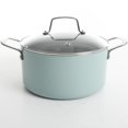 thumbnail image 3 of Martha Stewart 10-Piece Nonstick Cookware Set, Martha Blue, 3 of 9