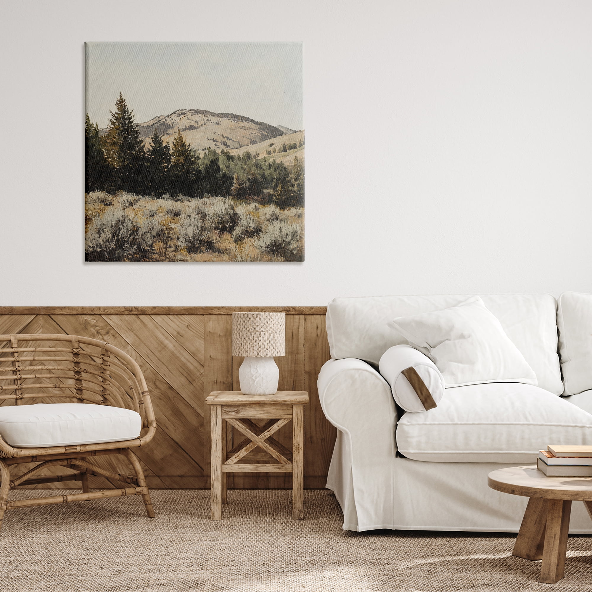 Stupell Industries Cedar Mountain View Canvas Wall Art, design by Petal Prints Design