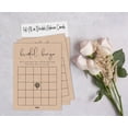 thumbnail image 4 of Inkdotpot 50Rustic Kraft PaperBingoGameCardsFor Bridal Wedding Shower Bachelorette Party Bulk Blank Square Fill In Gift Ideas, 4 of 5