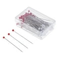 thumbnail image 1 of 100 Piezas Alfileres Coser Cristal Cabeza Coser Alfileres Patchwork Bricolaje, 1 of 9