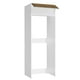 thumbnail image 2 of Porta refrigerador Madesa Glamy 1 puerta abatible - Blanco/Marrón Madesa G27080GL, 2 of 9