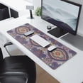 thumbnail image 2 of Long Mouse Pads for Desk,Multicolor Ethnic Geometric Pattern (4) Desk Mats on Top Of Desks, Desk Mouse Pad Extra Large with 3mm Non-Slip Base and Stitched Edge for Gaming,Office,Work,Home 31.5"x11.8", 2 of 6