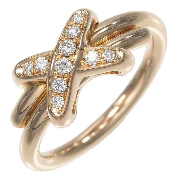 Pre-Owned Chaumet Liens Ring, Size 8, 18K Pink Gold, Diamond, Approx. 5.3g