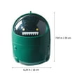 thumbnail image 2 of OUNONA Bin Small Dinosaur Trash Can Sturdy Trash Can Office Child 20X16X16CM Dark Green, 2 of 8