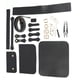 thumbnail image 1 of Kit completo para hacer un bolso bandolera de cuero hecho a mano para mujer Negro, 1 of 8