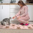 thumbnail image 3 of Highland Cow and Flower Print Anti Fatigue Kitchen Rugs Set Of 2, Non Slip Washable Decorative Floor Mats for Kitchen Sink Laundry, 17"x30" and 17"x47", 3 of 6