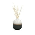 thumbnail image 6 of Bloomingville Ombré Ceramic Vase with Reactive Glaze, Black and White, 6 of 6