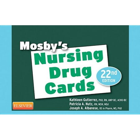 Mosby's Nursing Drug Cards - eBook (Best Drug Cards For Nursing School)