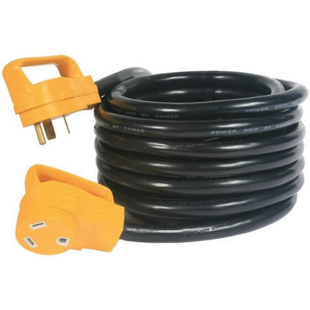 Camco Power Grip 25 ft. 30 amps Extension Cord 1 pk