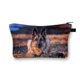 thumbnail image 1 of Bolsa de cosméticos Dachshund Boston Terrier para mujer, neceser con diseño de Perro Pastor Alemán, bolsas de maquillaje para mujer, bolso con pintalabios para chicas, estuche organizador de cosmético LIUWENJING unisex, 1 of 2
