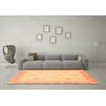 thumbnail image 3 of Ahgly Company Indoor Rectangle Abstract Orange Modern Area Rugs, 2' x 5', 3 of 4