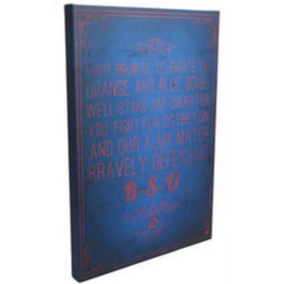 Boise State Song 24x36 Canvas