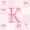 Pink White K, variant on Erosebridal Pink Princess Bowknot Kids Twin Comforter Sets,Bowtie Theme Initial M Alphabet Bedding Set For Girls,Pink Reversible,2-Piece