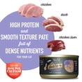 thumbnail image 4 of Tiki Cat After Dark Pate+ Wet Cat Food Chicken & Duck 2.8 oz. Can, 4 of 8