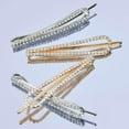 thumbnail image 2 of 4 PCS 2.7inch Metal Rhinestone Hairpin, Elegant Sparkling Side Clip Hair Accessories Funky Jewelry Suitable for Weddings, Party, Prom, Events or Daily Wear, 2 of 8