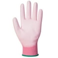 thumbnail image 2 of Portwest A120 Work Gloves PU Palm Dipped Abrasion and Tear Resistant Pink, X-Small, 2 of 3