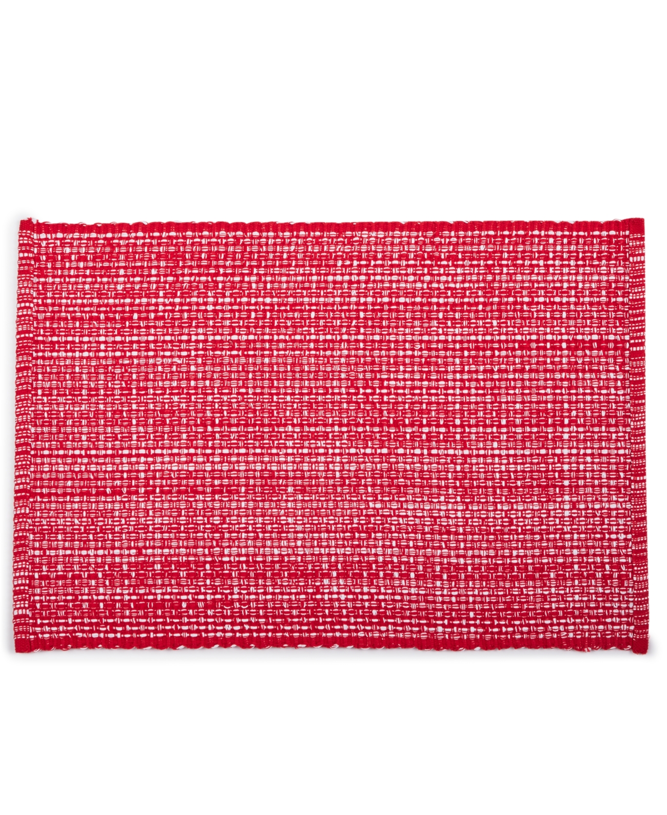 Martha Stewart Collection Red Woven Placemat Set Of 4 (Red) Walmart