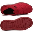thumbnail image 3 of YAZI Slippers for Men and Womens Indoor House Shoes Plush Slip on Outdoor Garden Loafers, 3 of 7