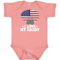 thumbnail image 3 of Inktastic I Love My Daddy Military Son Daughter Boys or Girls Baby Bodysuit, 3 of 5