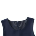 thumbnail image 5 of Loopsun Girls Skirt Suit with Short Sleeve Top Dress and Bowtie 3 Piece Outfit Navy, 3-4 Years, 5 of 5