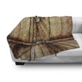 thumbnail image 3 of Victorian Soft Flannel Fleece Blanket, Antique Clock on Medieval Style Wall Wooden Floor Classic Architecture Theme Art, Cozy Plush for Indoor and Outdoor Use, 50" x 70", Beige Brown, by Ambesonne, 3 of 6