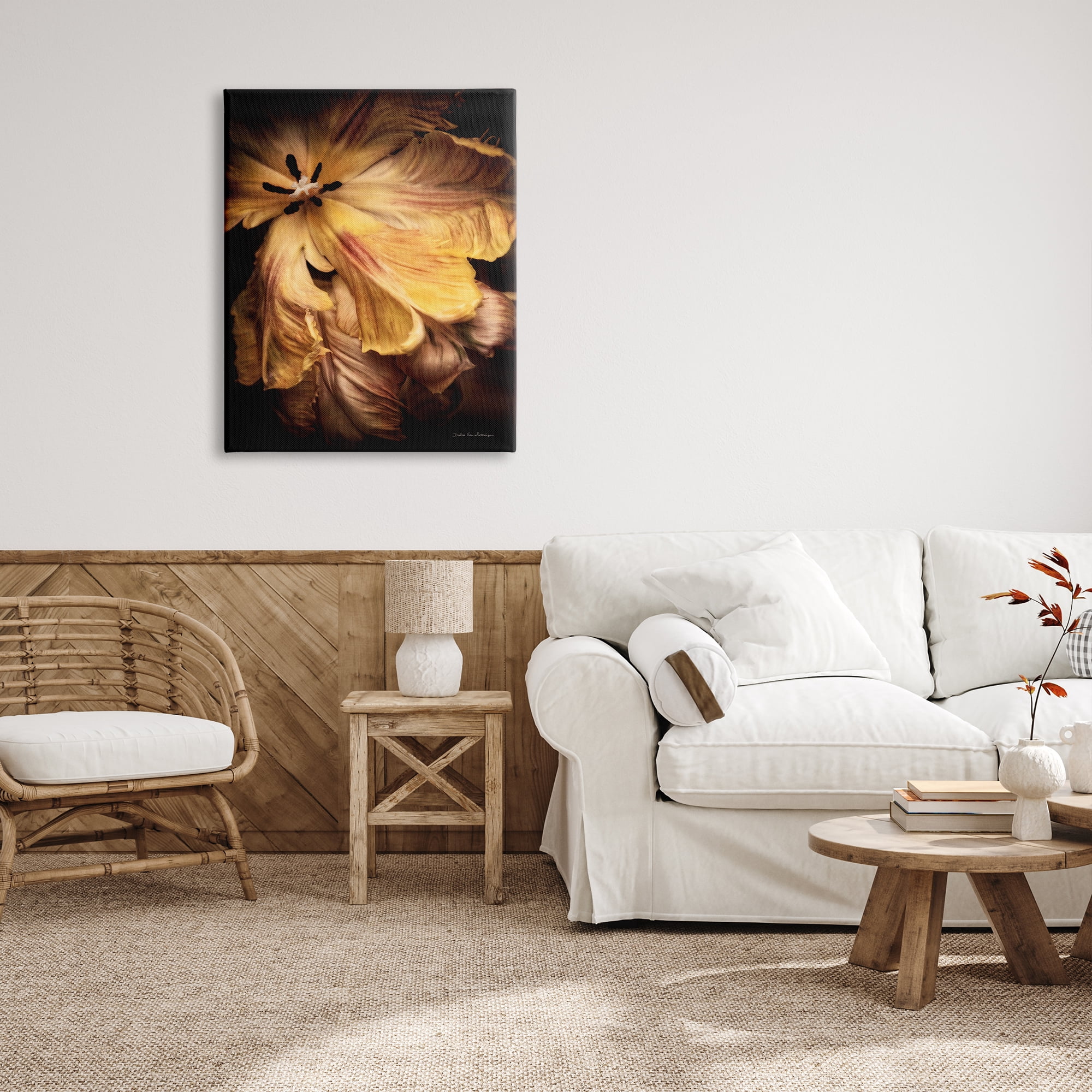 Stupell Industries Modern Hibiscus Photography Botanical & Floral Photography Gallery Wrapped Canvas Print Wall Art, 30 x 40