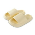 thumbnail image 3 of Celivon Shower Shoes For Women And Men Massage Pool Slides Soft Cushioned Anti-Slip Slides Slippers Comfort Yellow, 3 of 6