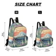thumbnail image 2 of FORMRS Mini Backpack Purse for Women Travel Daypack Casual Shoulder Bag, Floral Mountain, 2 of 7