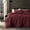 Burgundy, variant on Sleep Zone Duvet Cover Twin/Twin Xl Size, Stone Washed, Soft and Comfortable with Natural Wrinkles, Easy Care, Gift-Wrapped, Safe and Skin-Friendly(Navy, Twin/Twin Xl)