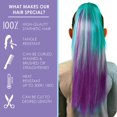 thumbnail image 3 of My Hair Popz Colorful Clip-in Hair Extensions for Kids - Rainbow Unicorn Hair Accessories for Girls, 3 of 6