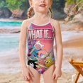 thumbnail image 2 of Adventure Time Jake The Dog Girls Swimsuits One Piece Bathing Suit Cute Toddler Kids Pool Beach Swimwear Quick Dry 3-8 Years, 2 of 6