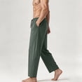 thumbnail image 5 of Eagokdc Stretch Pants for Men Casual Summer Loose Exercise Drawstring Jogging Big And Tall Pant With Pockets Size S-4XL, 5 of 7