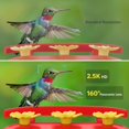 thumbnail image 2 of Comedero para colibríes Vixrador con energía solar y cámara HD de 2,5 K, 2 of 6