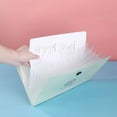 thumbnail image 7 of CASAFUN Expanding File Folder File Organizer with 12 Pockets File Organizer Accordion A4 Portable File Folder for Documents Aesthetic Paper Organizer Folder for Work, School, Office, Macaron, 7 of 7