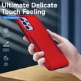 thumbnail image 2 of SaniMore for Samsung Galaxy A53 5G 6.5-inch Case, Military Grade Drop Protection Slim Hard PC + Shock Absorption TPU Bumper Dual-Layer Shockproof Anti-Scratch Cover for Samsung A53 5G, Red, 2 of 6